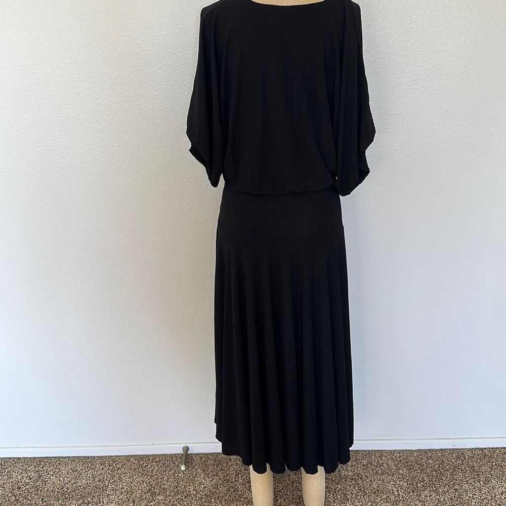 Free People Kauai Midi Beach Dress in Black Size XS - Picture 6 of 8